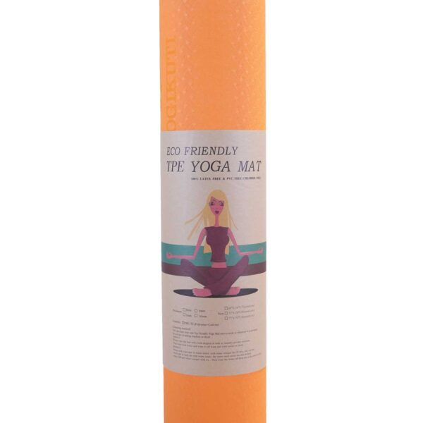Επαγγελματικό συνθετικό παχύ στρώμα γιόγκα, pilates, fitness που δεν γλιστράει με διαγράμμιση – Thick professional anti slippery yoga mat with alignment guide suitable for yoga, fitness, pilates