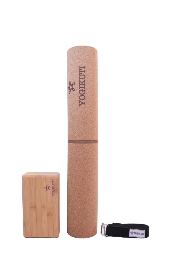 Yogikuti Σετ Γιόγκα Premium Φελλός - Premium Yoga Kit Cork