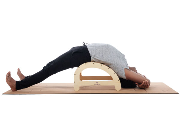 Yoga wooden props, Iyengar Yoga props, ξύλινο βοήθημα γιόγκα για backbends, Yoga Therapy, Restorative Yoga