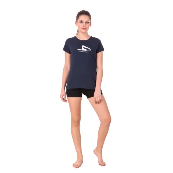 Βαμβακερή μπλούζα γιόγκα, αθλητική μπλούζα από βαμβάκι, yoga cotton T-shirt