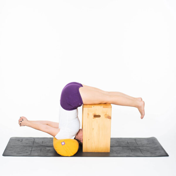 Yogikuti Halasana Box - Iyengar Yoga Wooden Props - Ξύλινα βοηθήματα γιόγκα - Yoga Therapy - Οπίσθιες Κάμψεις - Πρόσθιες Κάμψεις