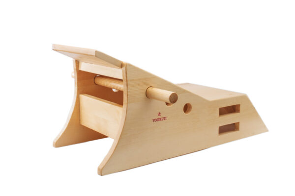 Simhasana Box, Ξύλινος πάγκος γιόγκα για οπίσθιες κάμψεις, Yoga wooden props, Iyengar Yoga props, ξύλινο βοήθημα γιόγκα για backbends, Yoga therapy