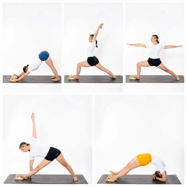 Ξύλινο τριγωνικό τουβλάκι γιόγκα - Iyengar Yoga pros - Ξύλινα βοηθήματα Γιόγκα - Yoga Therapy - Restorative Yoga