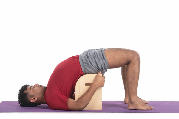 Yogikuti Viparita Karani Box - Iyengar Yoga Wooden Props - Ξύλινα βοηθήματα γιόγκα - Yoga Therapy - Οπίσθιες Κάμψεις - Πρόσθιες Κάμψεις, Φυσιοθεραπεία, Physiotherapy
