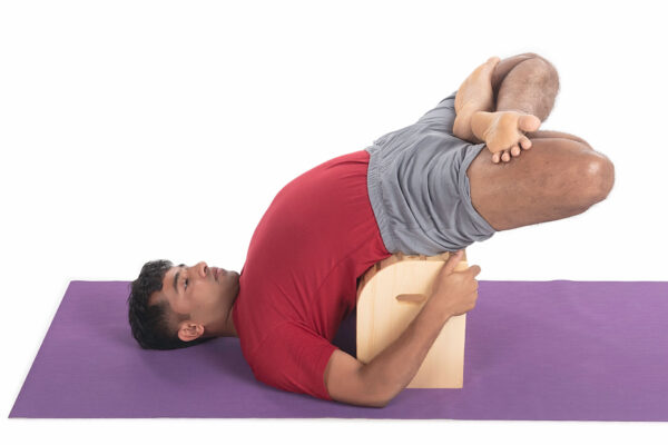 Yogikuti Viparita Karani Box - Iyengar Yoga Wooden Props - Ξύλινα βοηθήματα γιόγκα - Yoga Therapy - Οπίσθιες Κάμψεις - Πρόσθιες Κάμψεις, Φυσιοθεραπεία, Physiotherapy