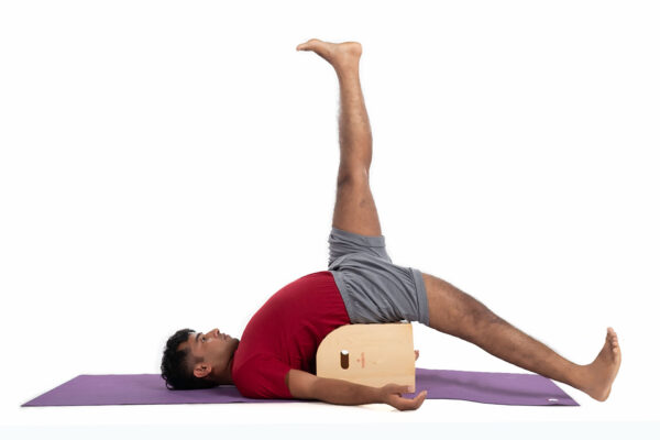 Yogikuti Viparita Karani Box - Iyengar Yoga Wooden Props - Ξύλινα βοηθήματα γιόγκα - Yoga Therapy - Οπίσθιες Κάμψεις - Πρόσθιες Κάμψεις, Φυσιοθεραπεία, Physiotherapy