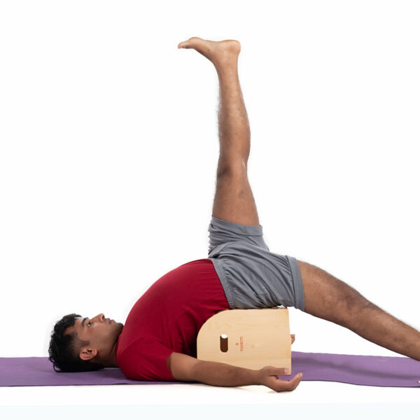 Yogikuti Viparita Karani Box - Iyengar Yoga Wooden Props - Ξύλινα βοηθήματα γιόγκα - Yoga Therapy - Οπίσθιες Κάμψεις - Πρόσθιες Κάμψεις, Φυσιοθεραπεία, Physiotherapy