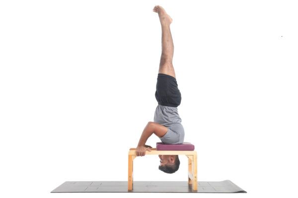 Πάγκος Γιόγκα Στήριξης Κεφαλής – Yoga headstand bench – Feet Up
