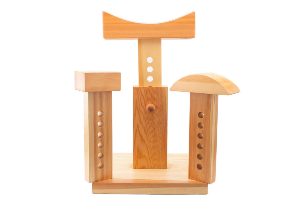 Yogikuti Stump Set - Iyengar Yoga Wooden Props - Ξύλινα βοηθήματα γιόγκα - Yoga Therapy - Οπίσθιες Κάμψεις