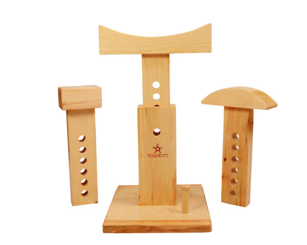 Yogikuti Stump Set - Iyengar Yoga Wooden Props - Ξύλινα βοηθήματα γιόγκα - Yoga Therapy - Οπίσθιες Κάμψεις