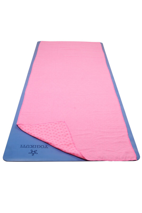Πετσέτα γιόγκα με κουκίδες σιλικόνης – Yoga towel anti slippery