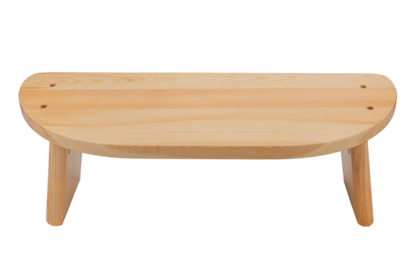Yoga wooden meditation bench - Ξύλινος πτυσσόμενος πάγκος διαλογισμού γιόγκα από φυσικό ξύλο πεύκο